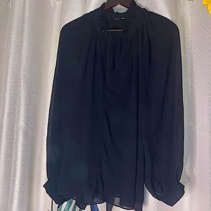 Black sheer top
